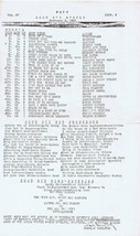 WQTW 1570 Latrobe PA VINTAGE February 3 1967 Music Survey Buckinghams #1