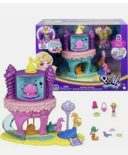 polly pocket rainbow funland mermaid