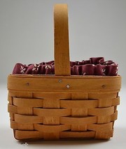 Longaberger Signed 1995 Horizon Of Hope Basket Combo Liner Protector Collectible - $48.37