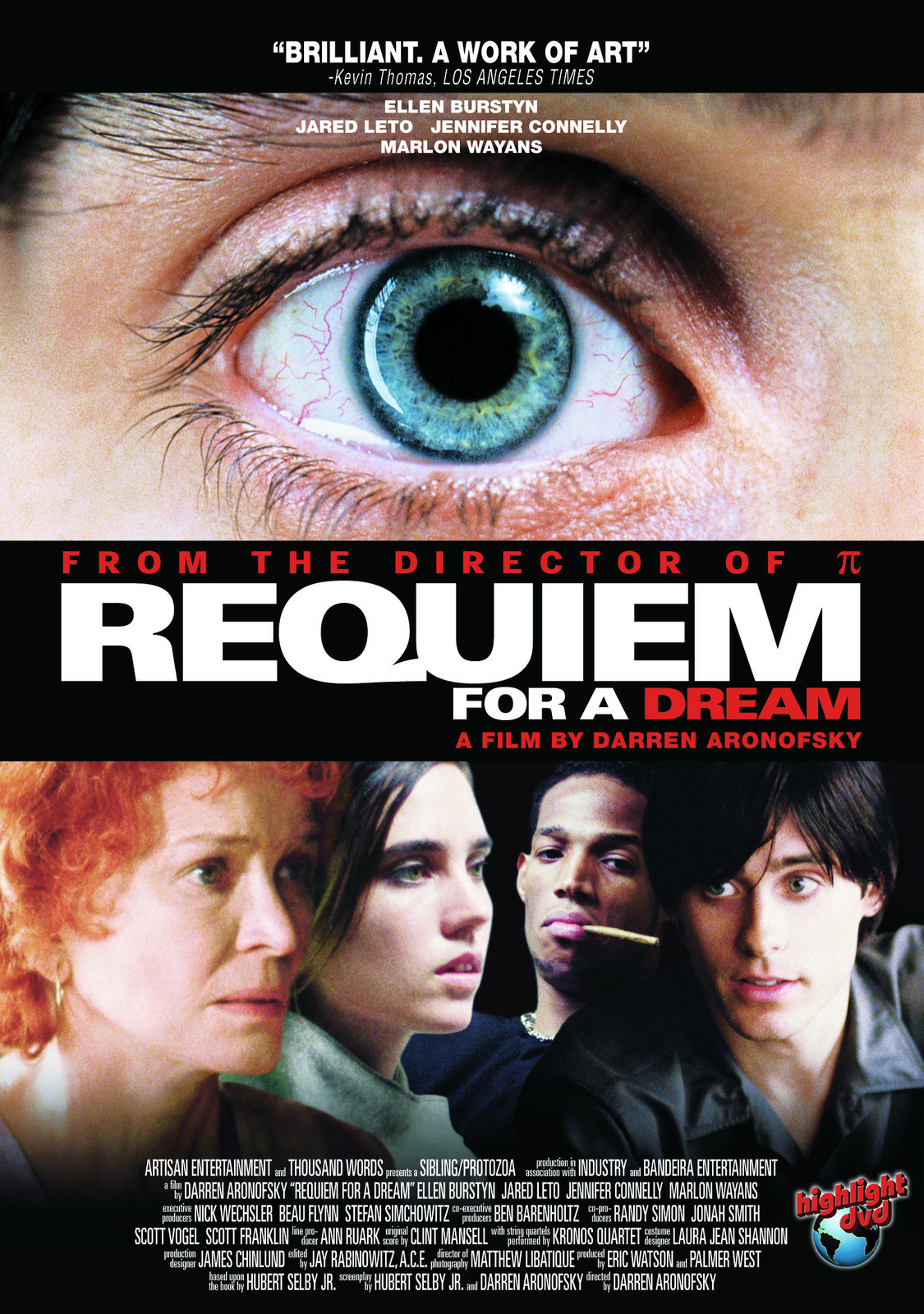 Requiem for a Dream Movie Poster Darren Aronofsky 2000 Art Film Print 24x36