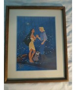 Disney Pocahontas Lithograph Print Framed - $8.17