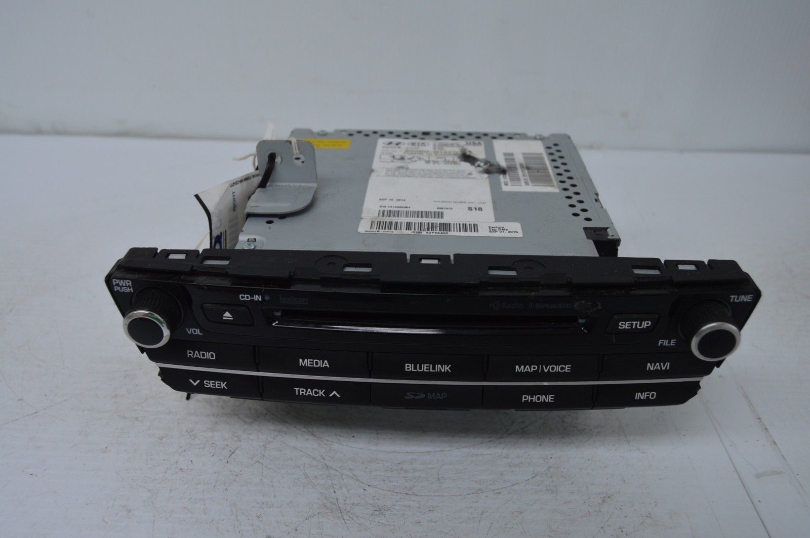 2015 2016 HYUNDAI GENESIS RADIO CD NAVIGATION OEM RADIO 96560B14274X