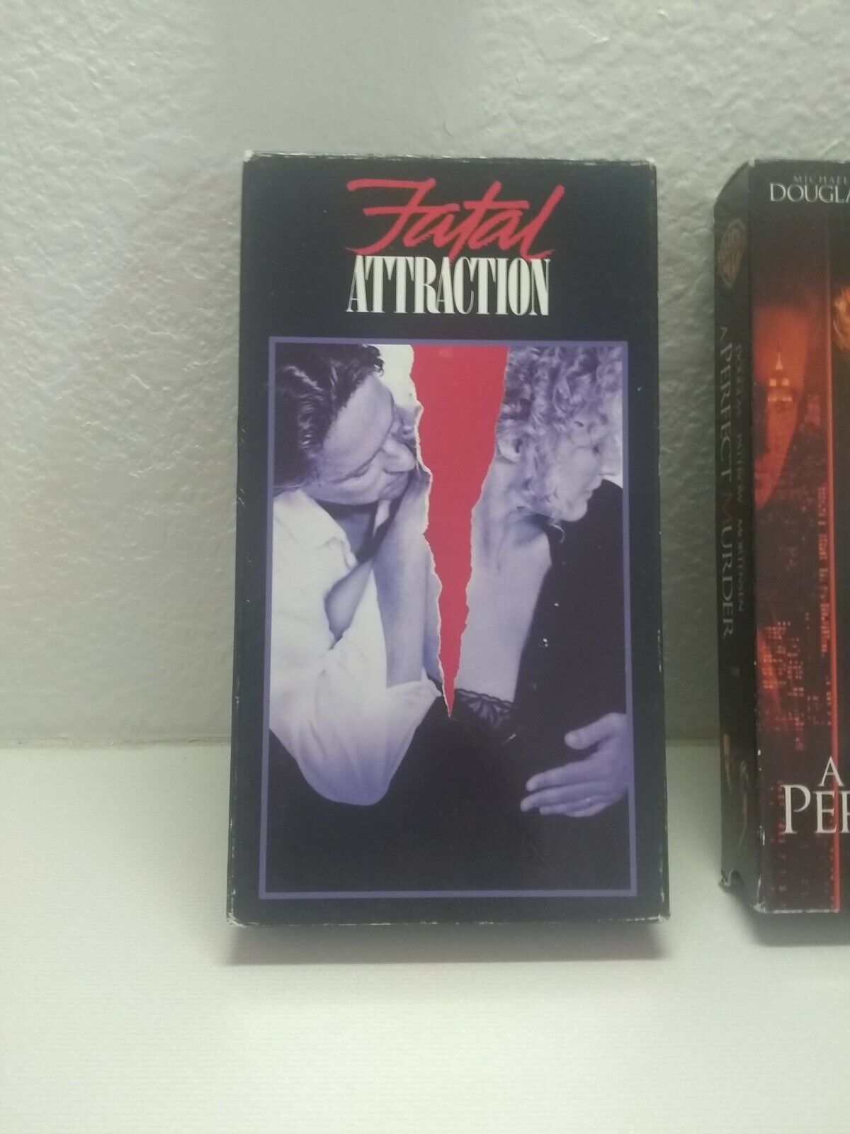 Fatal Attraction, A Perfect Murder VHS Lot Michael Douglas - VHS Tapes