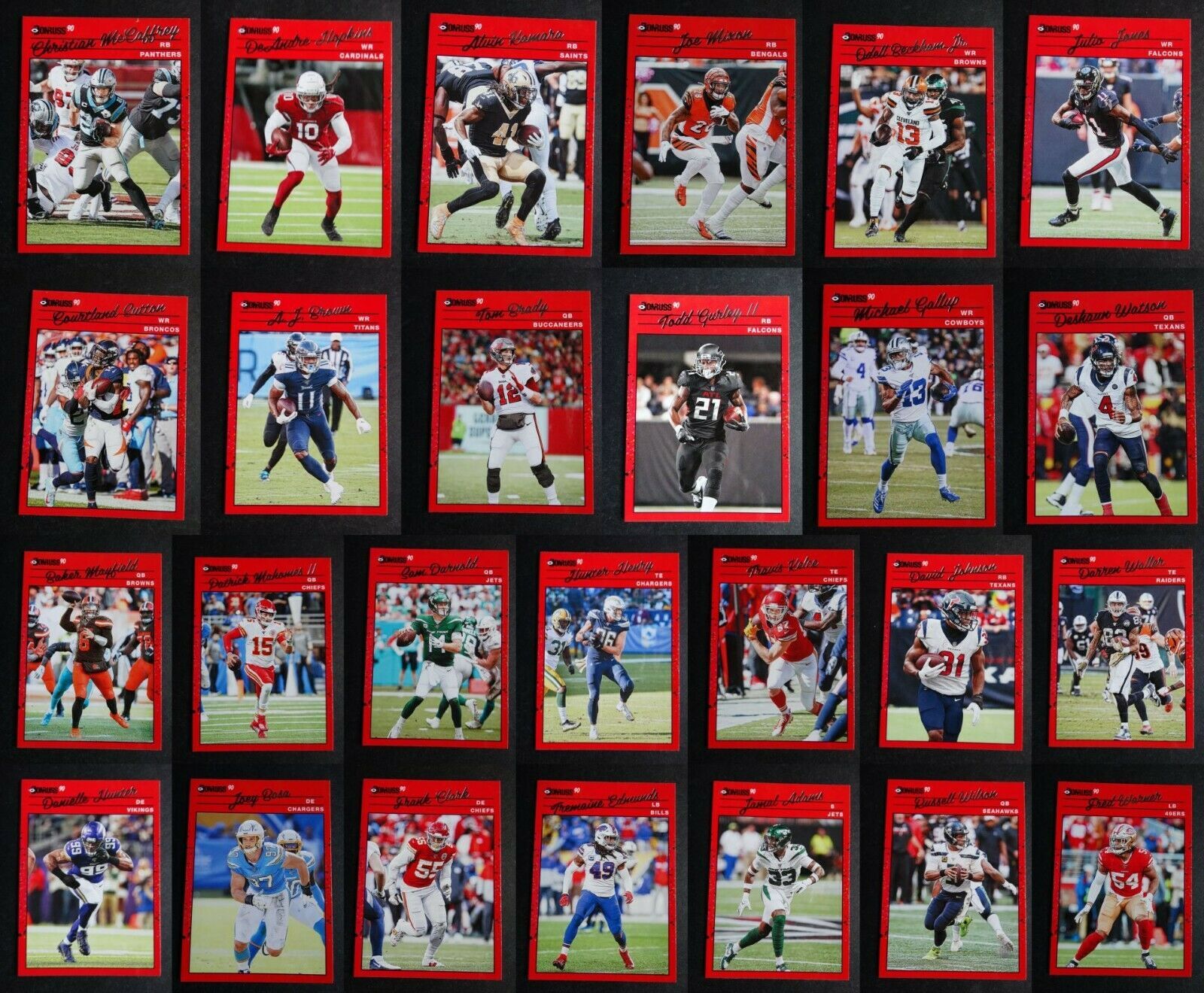 2020 Donruss Retro 1990 Football Cards Complete Your Set You U Pick ...