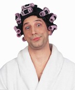 FORUM CURLERS BLACK WIG HOUSEWIFE OLD LADY UNISEX ADULT COSTUME ACCESSOR... - £13.35 GBP