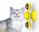  Interactive Cat Toy Windmill Portable Scratch Hair Brush Grooming Shedding Mass
