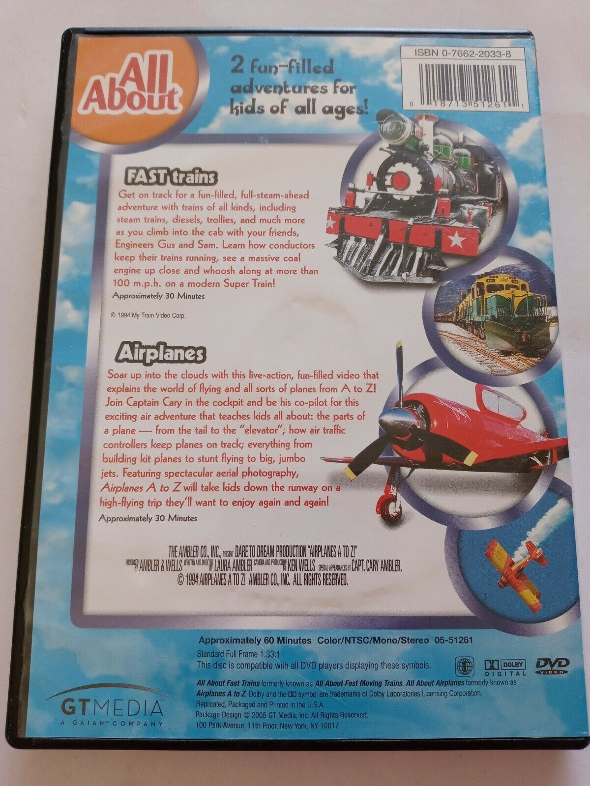 All About All About Fast Trains All About Airplanes DVD 2005 All about all about fast trains all about airplanes dvd 2005