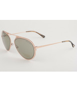 Tom Ford Dashel Rose Gold / Green Sunglasses TF508 28N - $170.05
