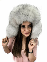 Finn Fox Fur Hat With Black Sheared Beaver On Top Trapper Hat Saga Furs Two Furs image 1
