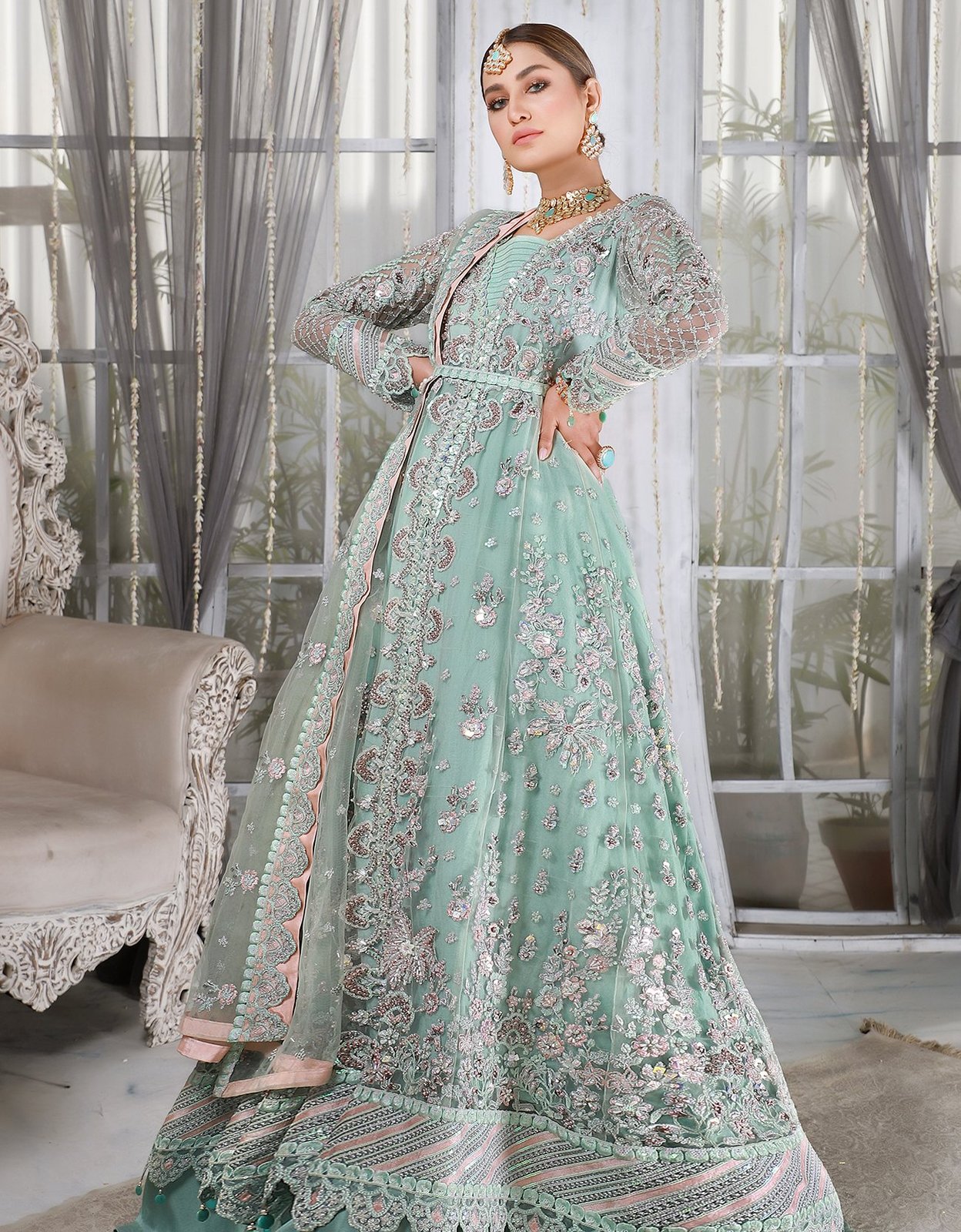 Latest Emaan Adeel - Pakistani Indian Designer Luxury Collection 2021 - MB-06!