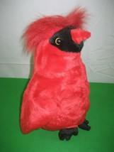 Red Cardinal Bird TY Beanie Baby 2000 with Tag Plush Animal 10&quot; - $12.82