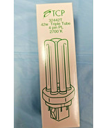 2 TCP Triple Tube PL 42W 4 Pin PL Warm White Fluorescent Lamps Light Bulbs  - $19.95