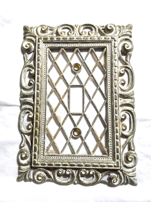 Vintage Ornate Metal Light Switch Cover 1968 And 43 Similar Items