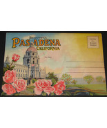 1930&#39;s PASADENA CALIFORNIA Antique POSTCARD FOLDER Western Publishing  6... - $14.99