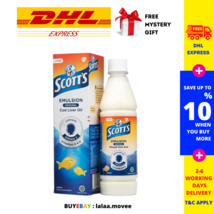 4 Bottles X 400ml SCOTT Emulsion Cod Liver Oil EXTRA Original Flavor DHL - $71.52