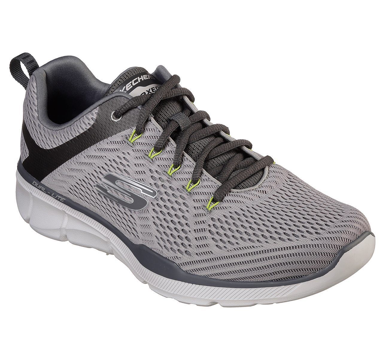 52927 Gray Skechers shoes Men Memory Foam Mesh Train Sport Comfort ...