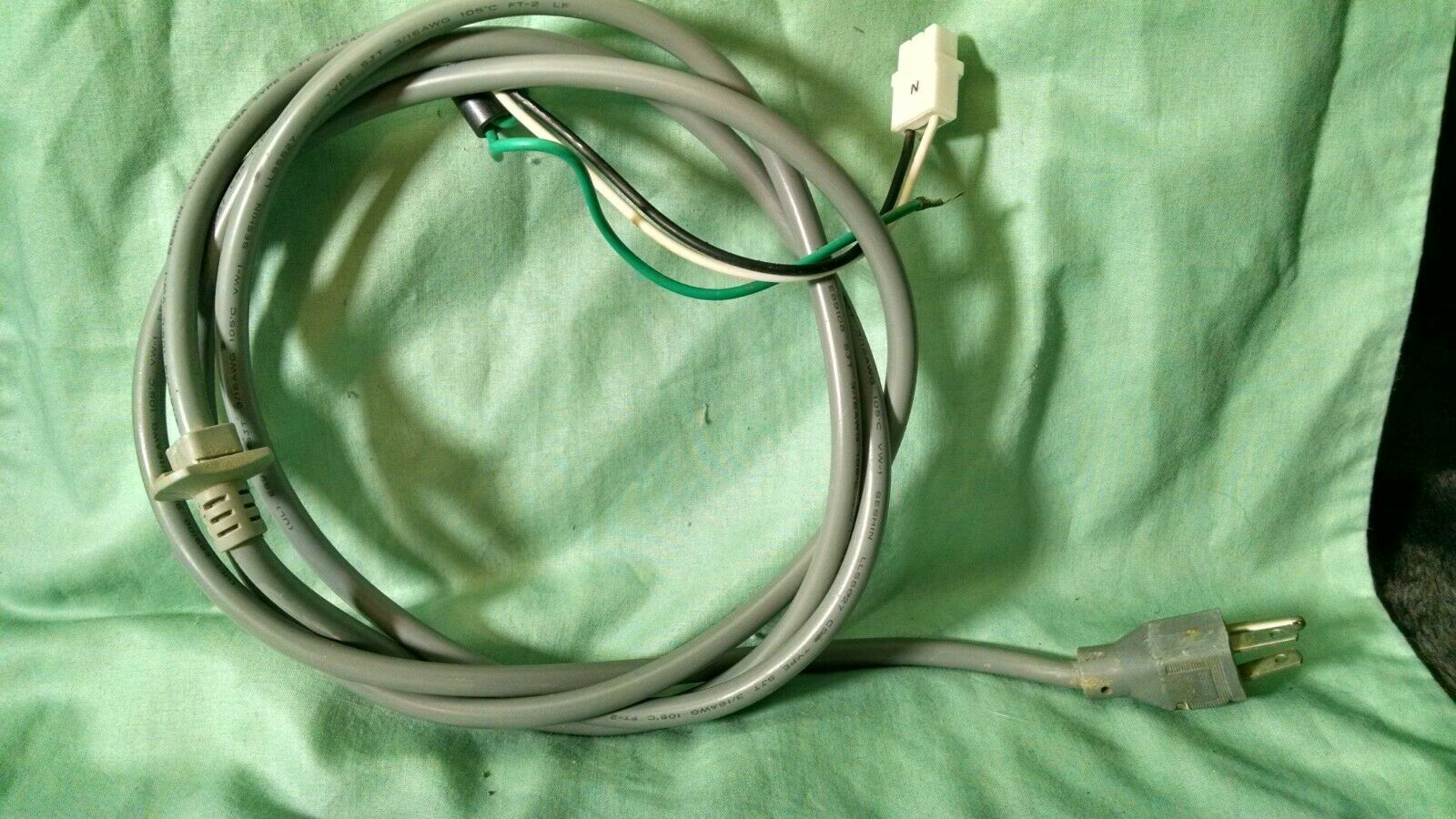 LG Tromm Washing Machine Model WM2277CW power cord Parts & Accessories
