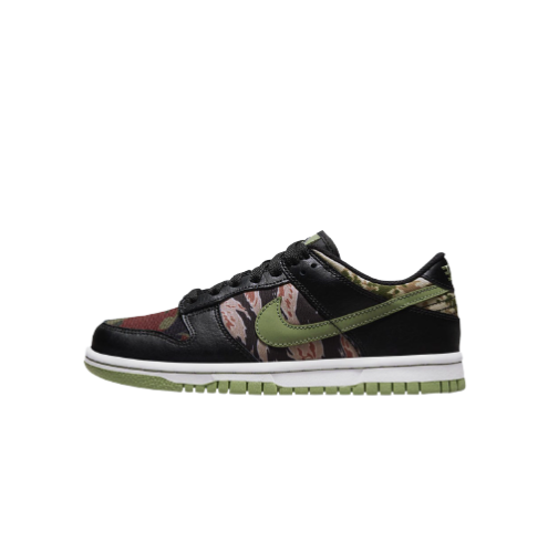 [Nike] Dunk Low SE Shoes Sneakers - Oil Green/Multi Camo (DH0957-001) - Athletic