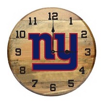 New York Giants Authentic Oak Barrel 21" Clock - $296.01