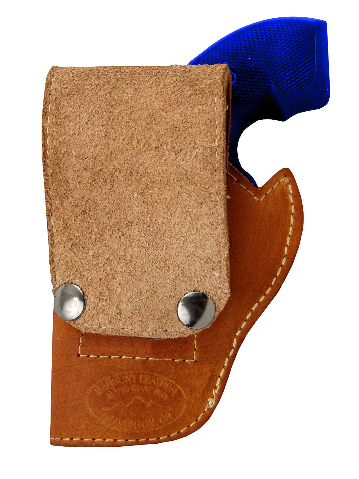 New Barsony Tan Leather Python Snake Skin Gun Holster Smith&Wesson Snub