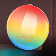 Sunrise Alarm Clock, Full Screen Wake Up Light with Simulation, White  - $59.21