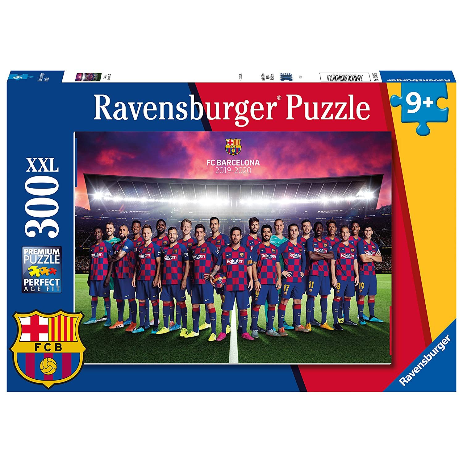 Ravensburger FC Barcelona 2019/2020 | 300 Piece Large Format Jigsaw Puzzle for A