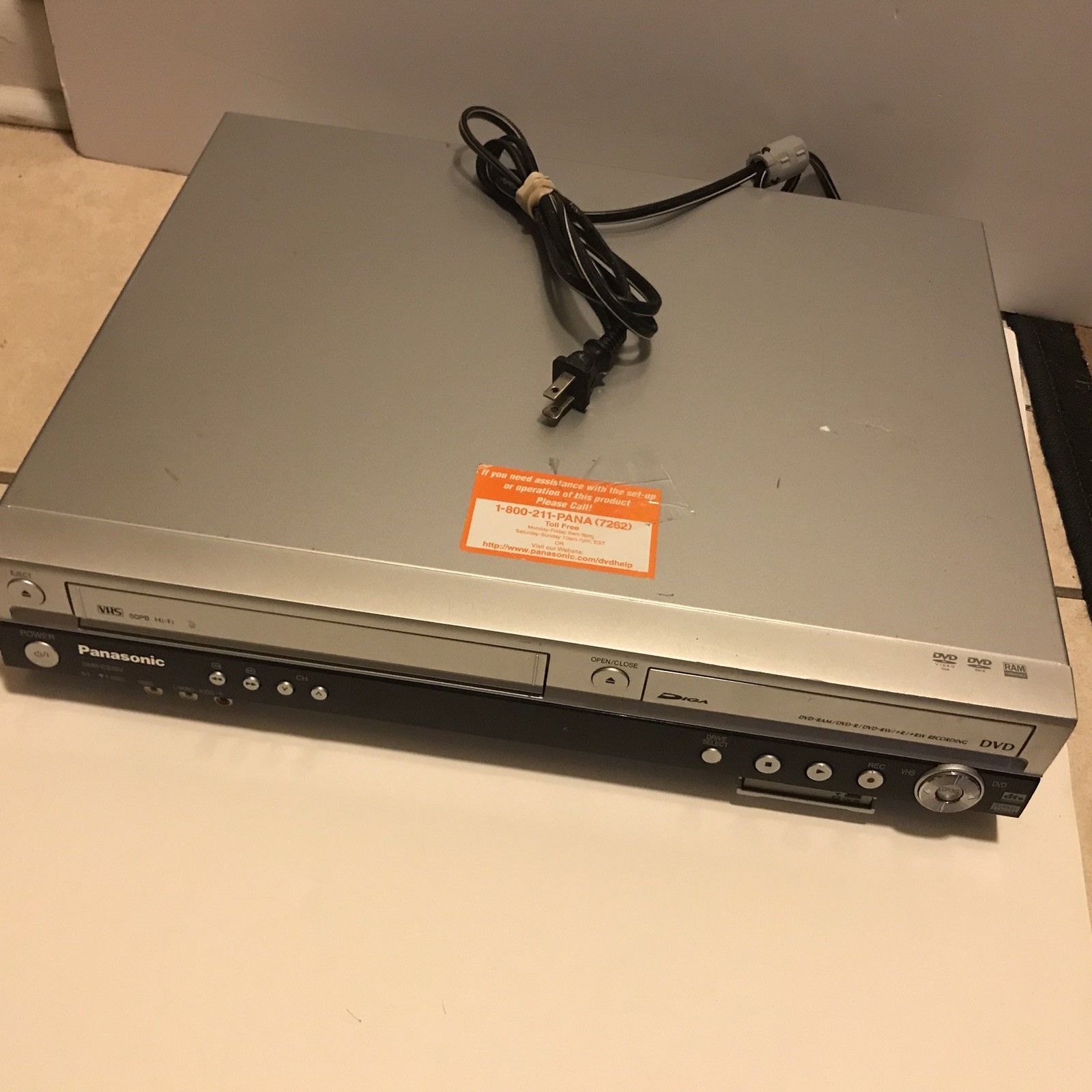 Panasonic DMRES35V DVD Recorder VCR VHS Combo Video DVD & Bluray Players