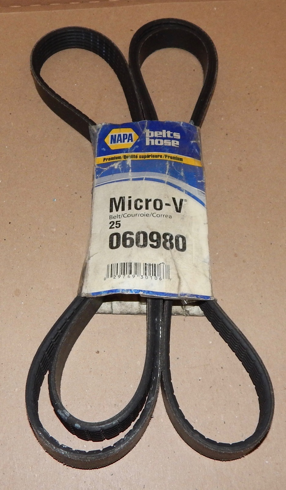 Napa Micro V Serpentine Belt 25 060980 Premium 48" Long 27/32" x 985