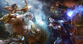 Smite Poster Video Game Art Print Size 11x17&quot; 18x24&quot; 24x36&quot; 27x40&quot; 32x48... - $10.90+