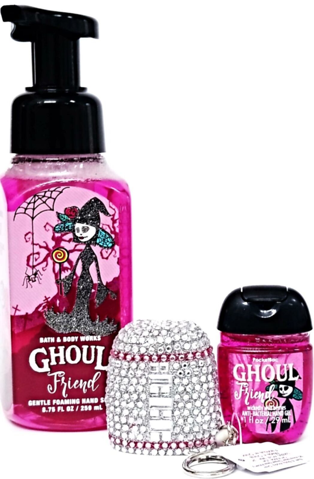 Bath & Body Works Hey Ghoul Friend Hand Soap, PocketBac Glitter Football Holder Bath Sets & Kits