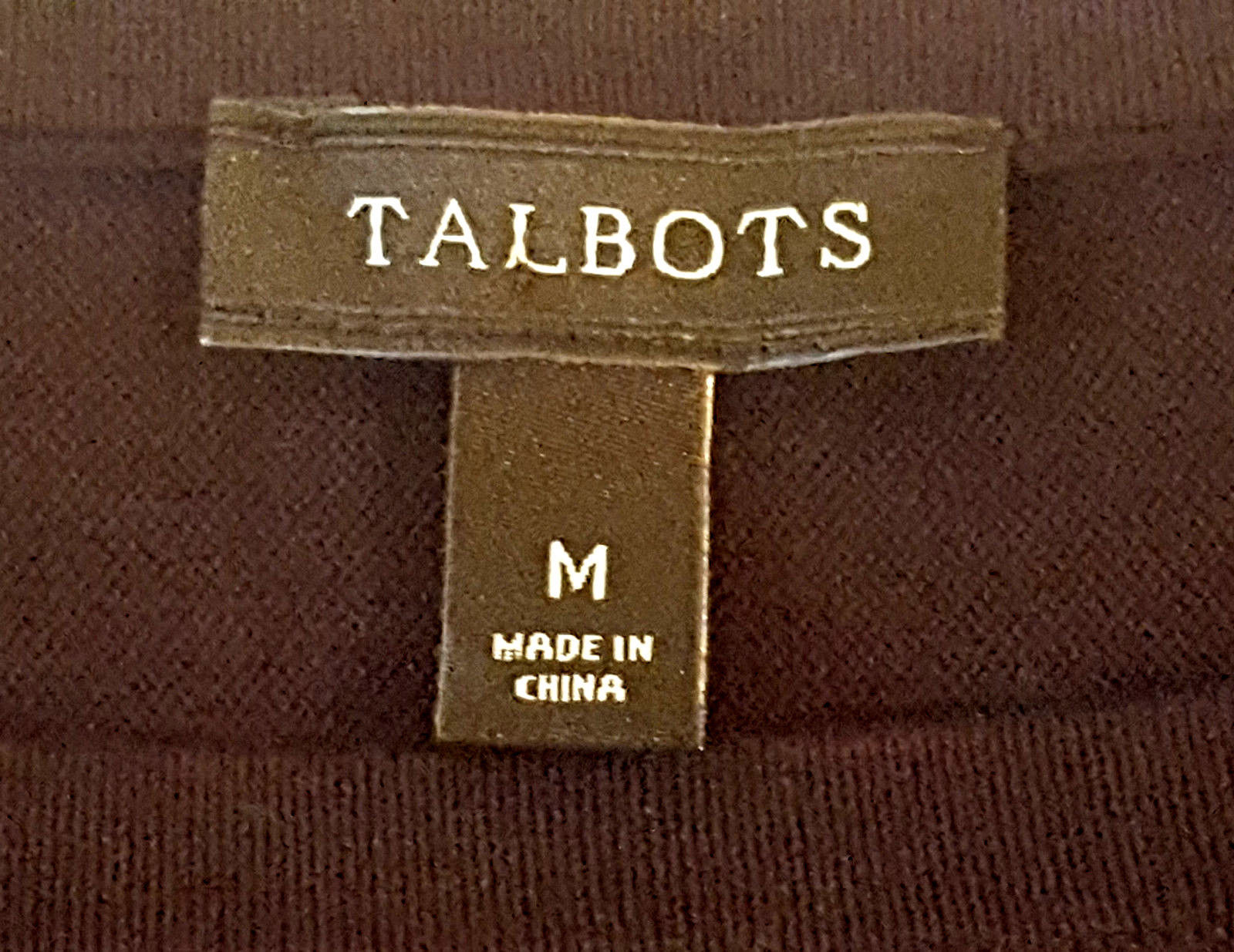 Talbots Ca 23147 – Women's Black Knit 