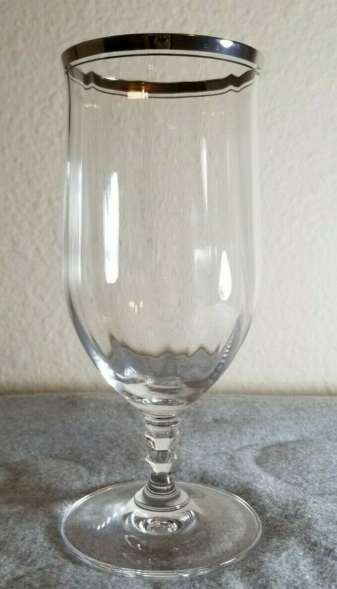 Mikasa Sonata Iced Tea Crystal drinking glass Mikasa