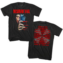 Resident Evil Release Dates Men's T-Shirt Zombie Undead Hunter Capcom Gamer - $25.41