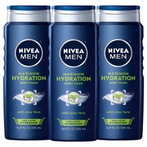 NIVEA Men Maximum Hydration 3 in 1 Body Wash 16.9 Fluid of - $9.70+