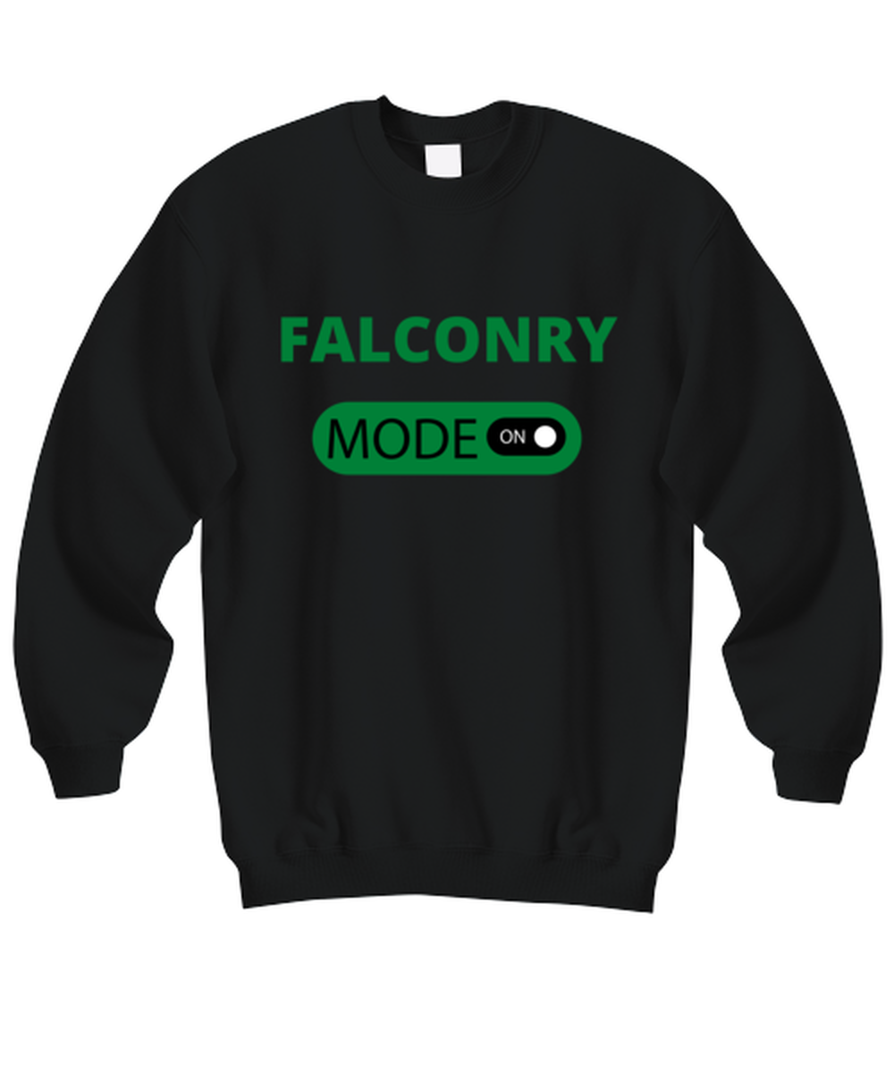 FALCONRY, black Sweatshirt. Model 64027