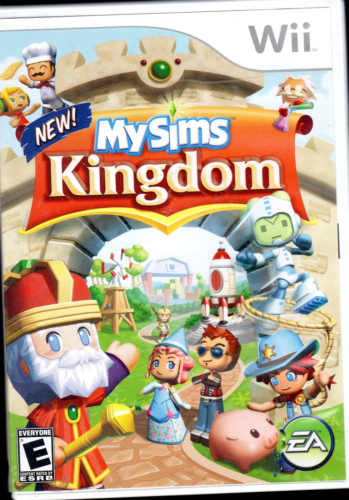 Nintendo Wii Game Disc - MY SIMS KINGDOM - Video Games