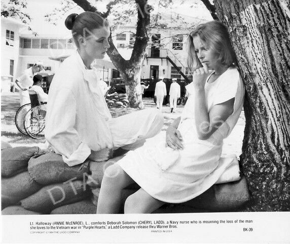 PURPLE HEARTS-1984-ANNIE MCENROE-CHERYL LADD-B&W STILL FN - Black & White