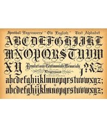 Speedball Pen - Old English Text Alphabet - 1957 - Lettering Calligraphy... - $32.99