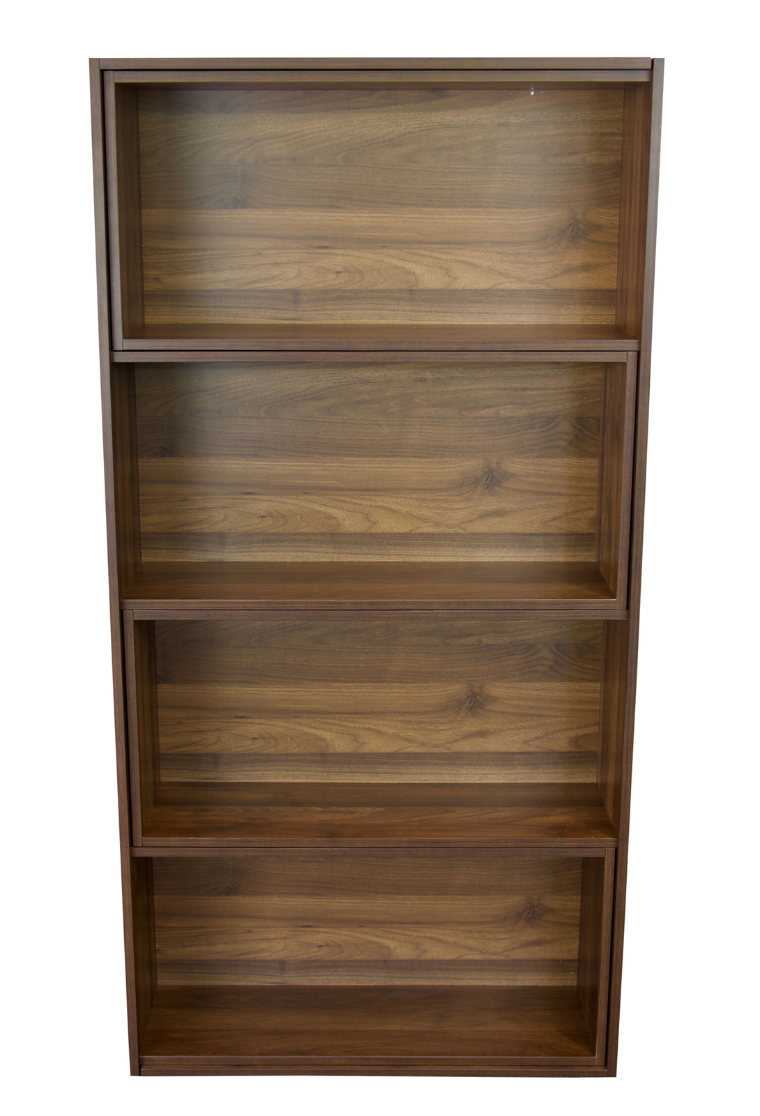 Slide Logic Expandable Traditional 5Tire Storage Bookcase Cocoa