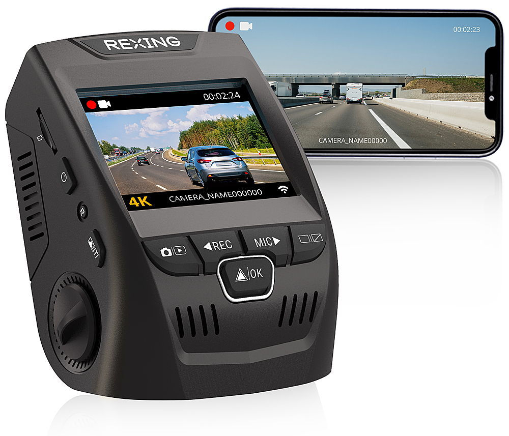 Rexing V1-4K UHD Front Wi-Fi Dash Cam