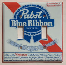 Pabst Blue Ribbon Beer Light Switch Outlet wall Cover Plate Home Decor image 5