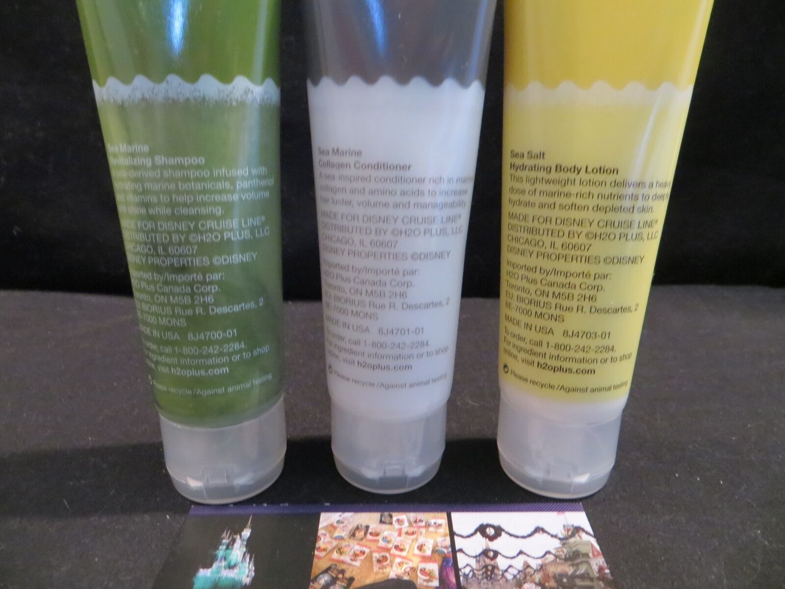 Disney Cruise Line DCL H2O & Spa Body lotion Shampoo & Conditioner set ...