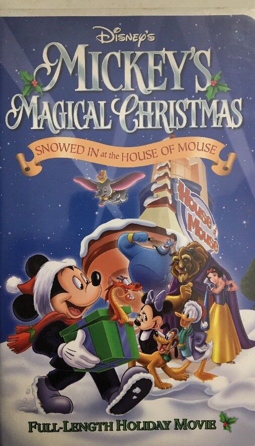 Disney'S MICKEY'S MAGICAL CHRISTMAS SNOWED IN AT THE HOUSE OF MOUSE VHS ...