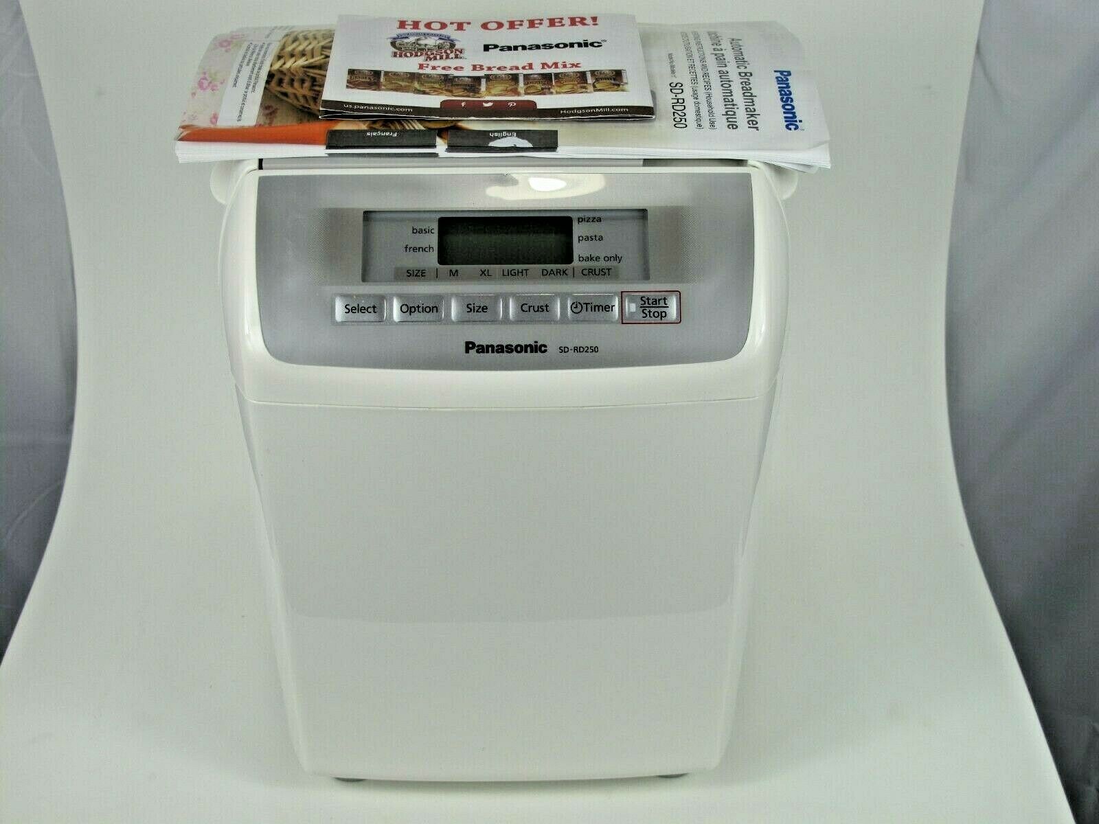 Panasonic Bread Maker Machine SDRD250 Programmable Scratch Resistant 6