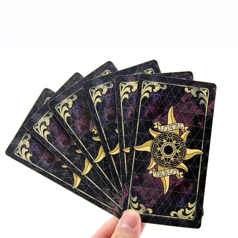 Holographic Tarot Cards Board Game 78 PCS Shine Cards Astrologer ...