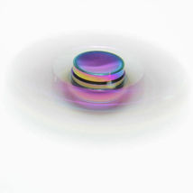 Aluminum Metal Rainbow Hand Spinner Fidget - One Item w/Random Color and Design image 6