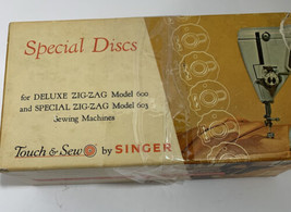 Touch &amp; Sew By Singer Fashion Discs Models 600 603 Deluxe Zig Zag Discs ... - $16.83