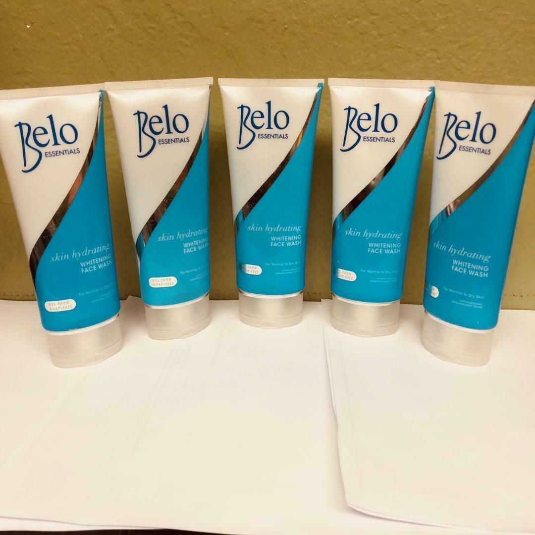 5 BELO ESSENTIALS SKIN HYDRATING WHITENING FACE WASH FOR DRY SKIN 100ml ...