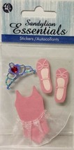 Sandylion Essentials Ballerina Tutu Dimensional Sticker Scrapbooking - $1.97