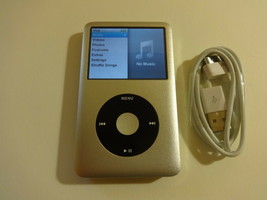 Apple Ipod Classic 7TH Gen. Cu St Om SILVER/BLACK 128GB. Ssd Drive... - $209.99